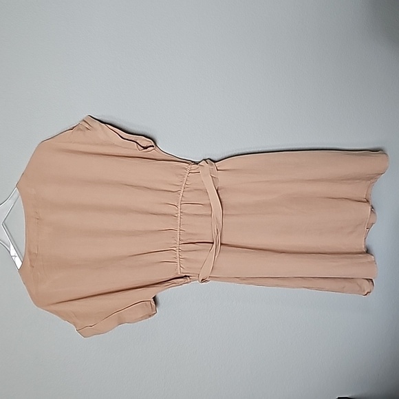 Perch Blu Pepper Summer NWT 1X Khaki Button Front Short Sleeve Casual Dress - Picture 8 of 8